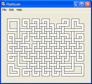 A changed 5 by 3 lattice