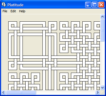 The 5 by 3 lattice, triplicated