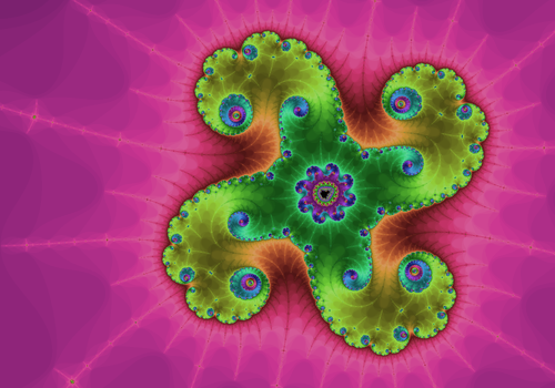 A portion of the Mandelbrot set