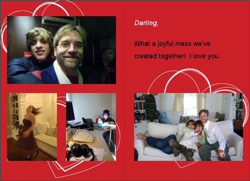 A valentine for my sweetie!