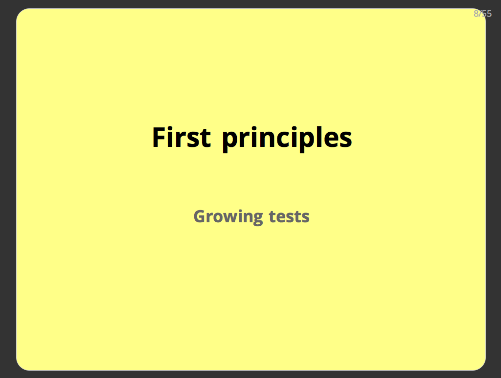 First principles