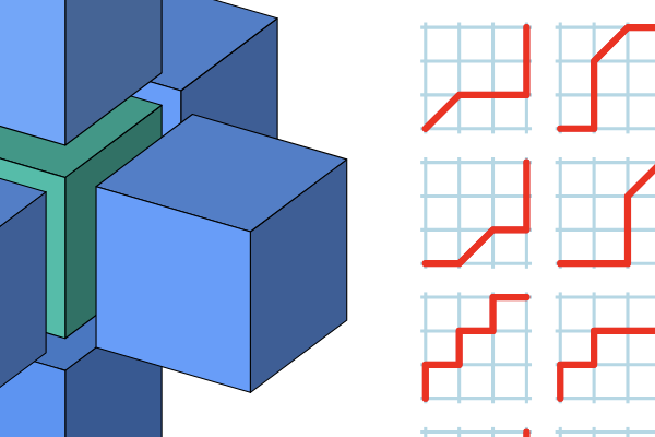 A peek at cubes and paths