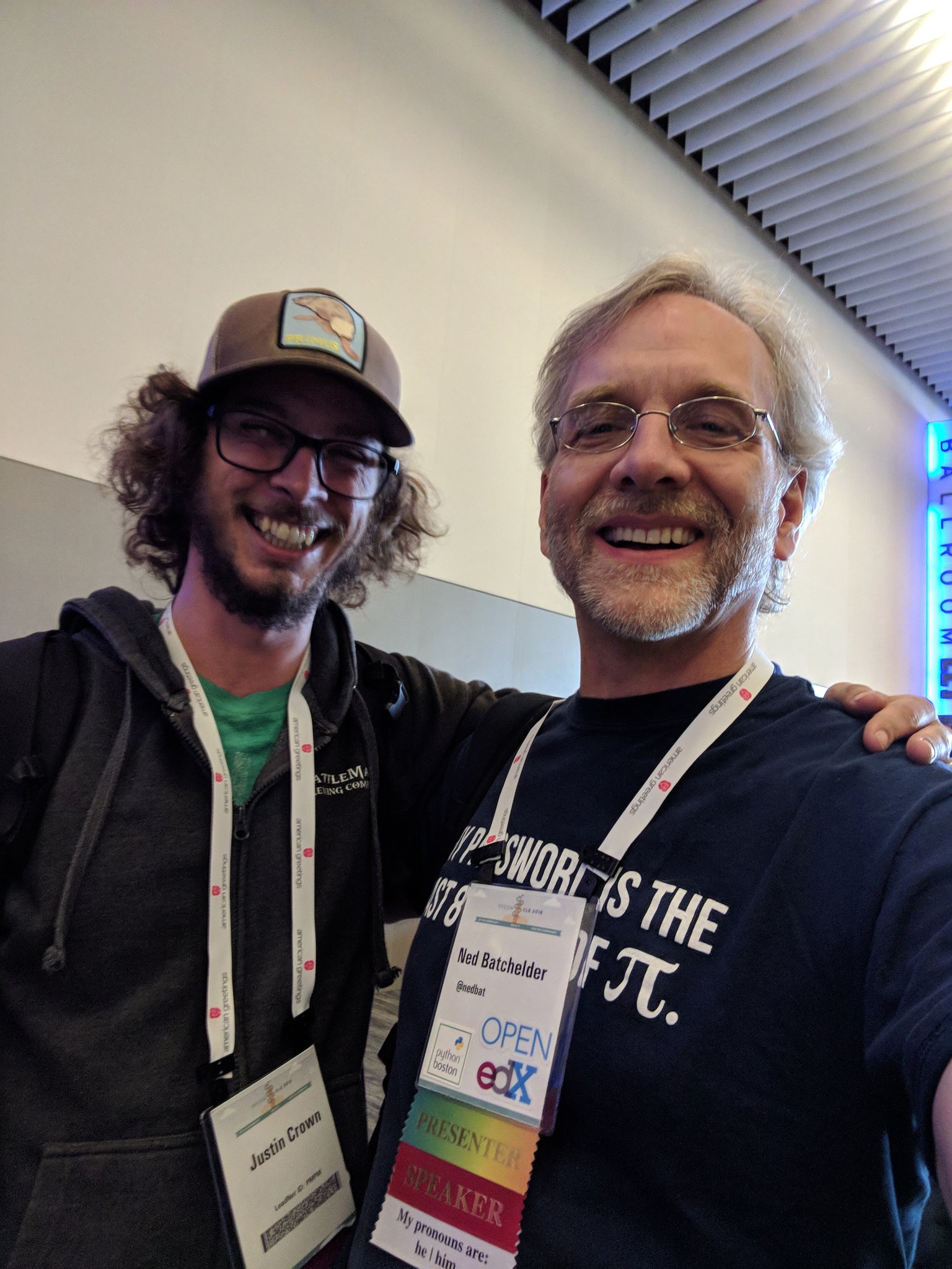 Me and Justin, happily taking a selfie