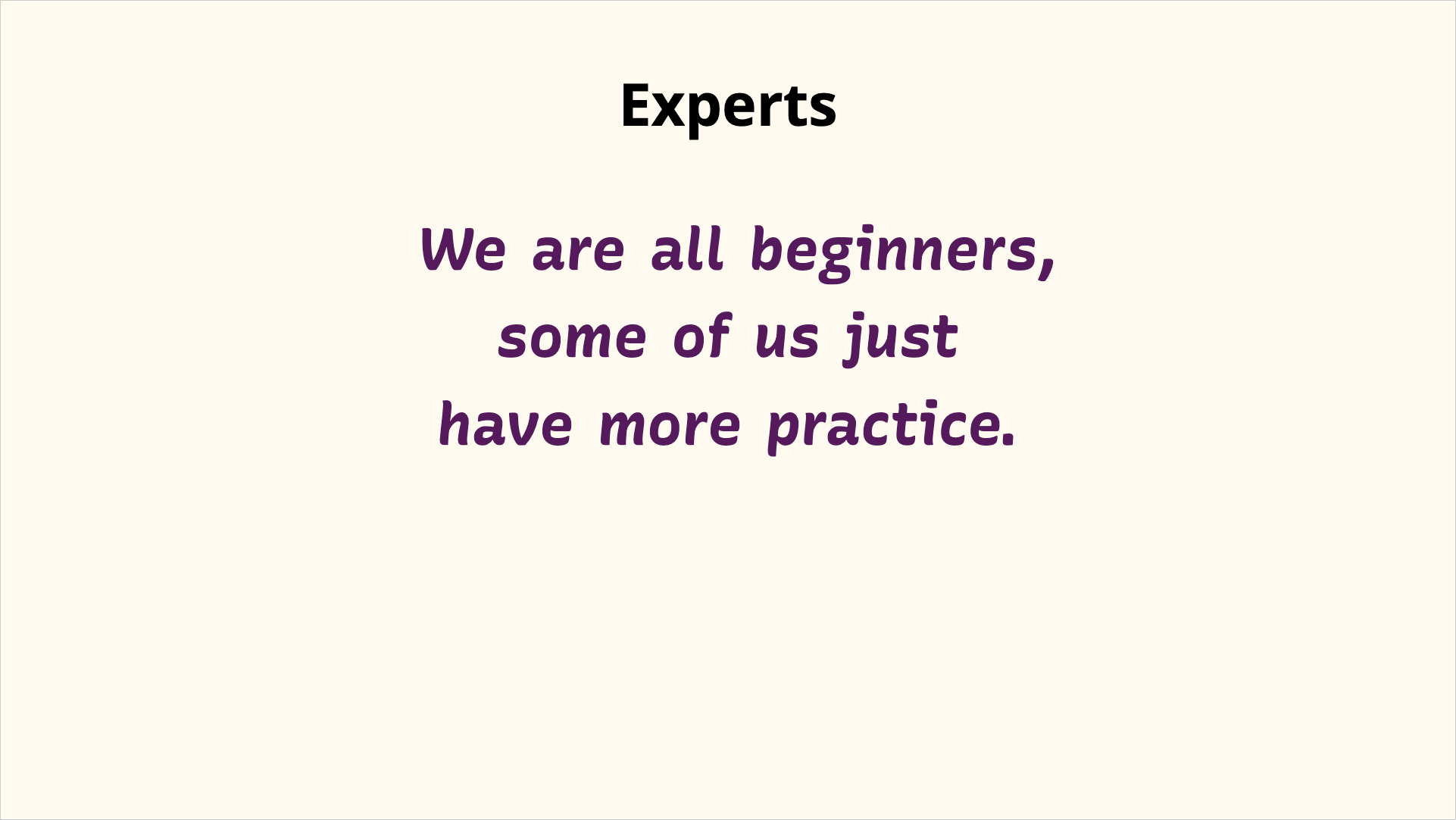 Experts